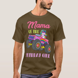 Camiseta Monstruo de la mamá del Chica de cumpleaños Einhor
