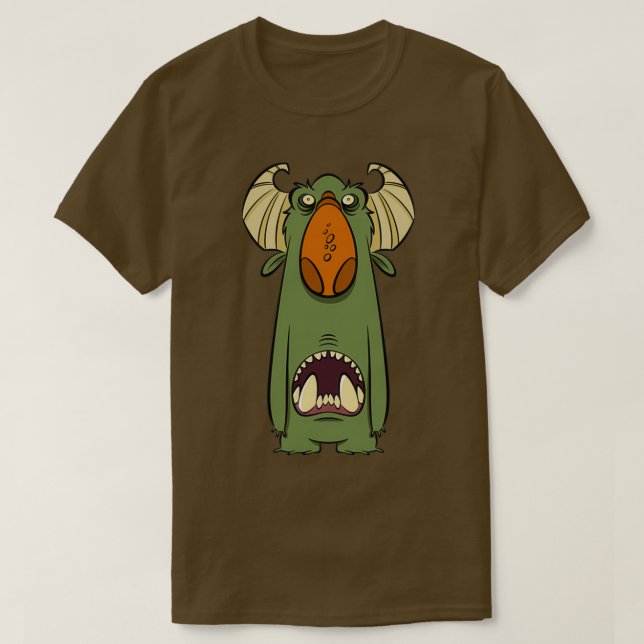Camiseta Monstruo de la nariz grande 1 (Diseño del anverso)