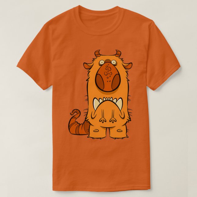 Camiseta Monstruo de la nariz grande 2 2 (Diseño del anverso)