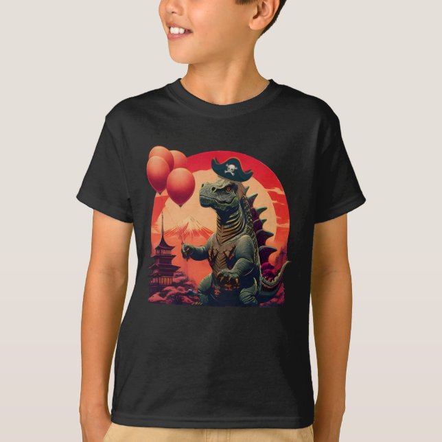 Camiseta Monstruo de la película del partido por el cumplea (Anverso)