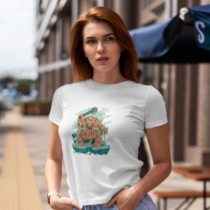Camiseta Monstruo de la Pesadilla de Lava