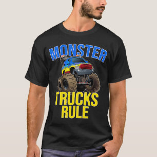 Camiseta Monstruo de la regla de los camiones para hombres
