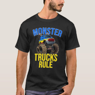 Camiseta Monstruo de la regla de los camiones para hombres