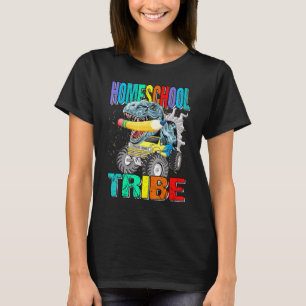Camiseta Monstruo de la tribu Homeschool Dinosaurio