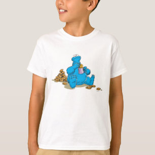 Camiseta Monstruo de las Galletas Antiguo Comiendo Galletas
