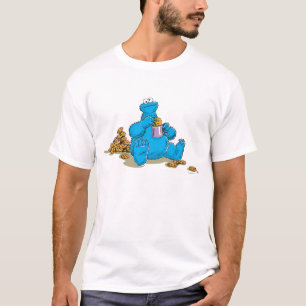 Camiseta Monstruo de las Galletas Antiguo Comiendo Galletas