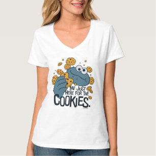 Camiseta Monstruo de las Galletas   Aquí estoy solo por las