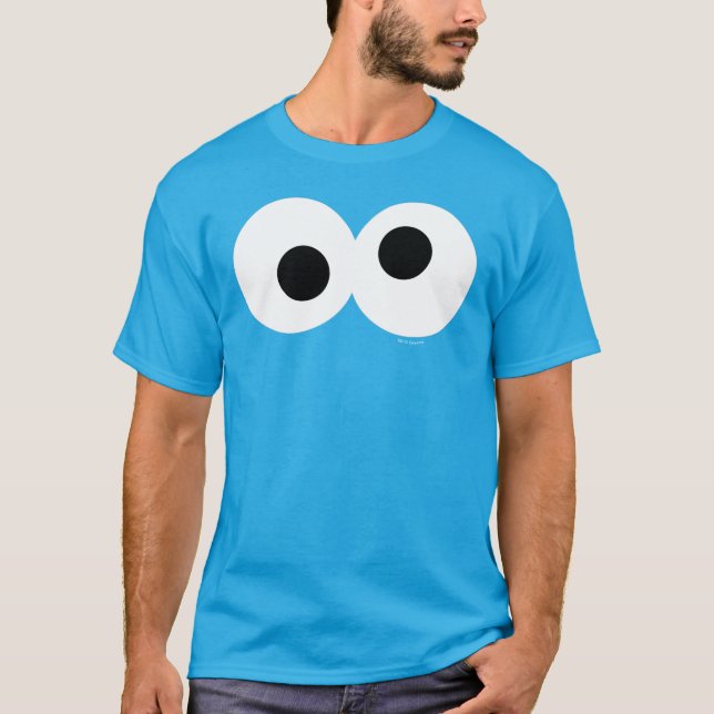 Camiseta Monstruo de las Galletas Cara Grande (Anverso)