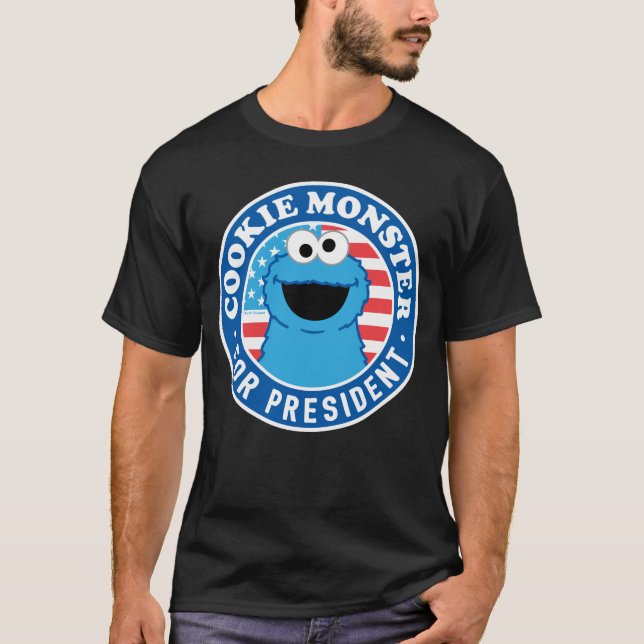 Camiseta Monstruo de las Galletas para Presidente (Anverso)