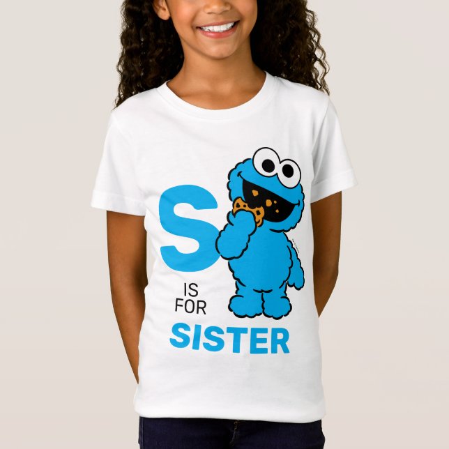 Camiseta Monstruo de las Galletas | S es de Hermana (Anverso)
