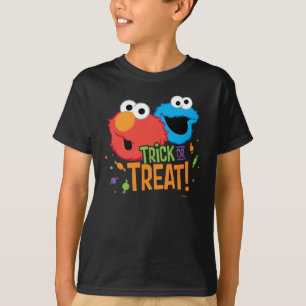 Camiseta Monstruo de las Galletas y Elmo - Truco o Regalo