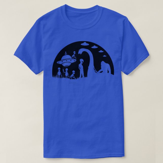 Camiseta Monstruo de Loch Ness con s (Diseño del anverso)
