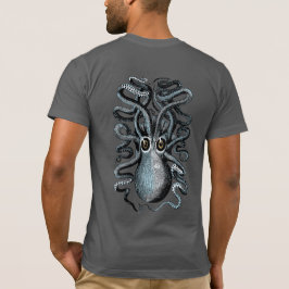 Camiseta Monstruo de mar extraño del pulpo