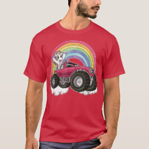 Camiseta Monstruo de monja de arco iris de Unicornio