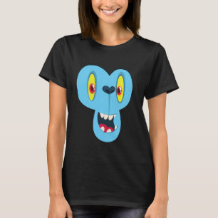 Camiseta Monstruo de mono frente a la Hallowee de disfraces