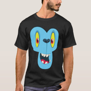 Camiseta Monstruo de mono frente a la Hallowee de disfraces