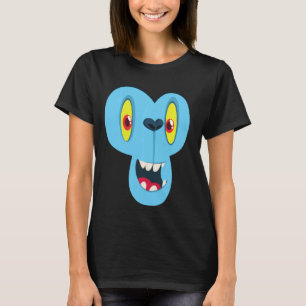 Camiseta Monstruo de mono frente a la Hallowee de disfraces
