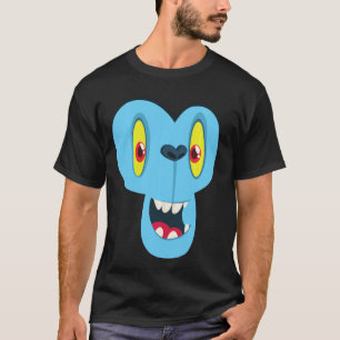 Camiseta Monstruo de mono frente a la Hallowee de disfraces