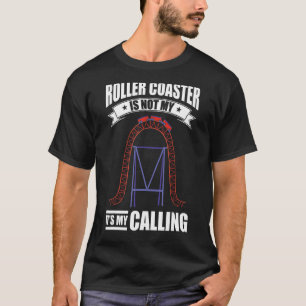 Camiseta Monstruo de montaña rusa en parque de atracciones