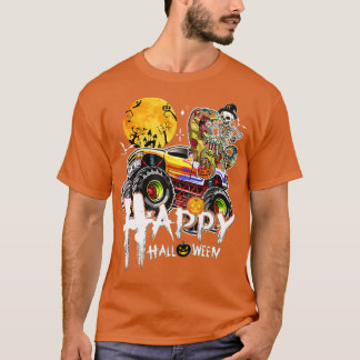 Camiseta Monstruo de moto de dinosaurios en Skeleton