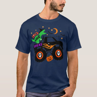 Camiseta Monstruo de moto de dinosaurios Skeleton Halloween