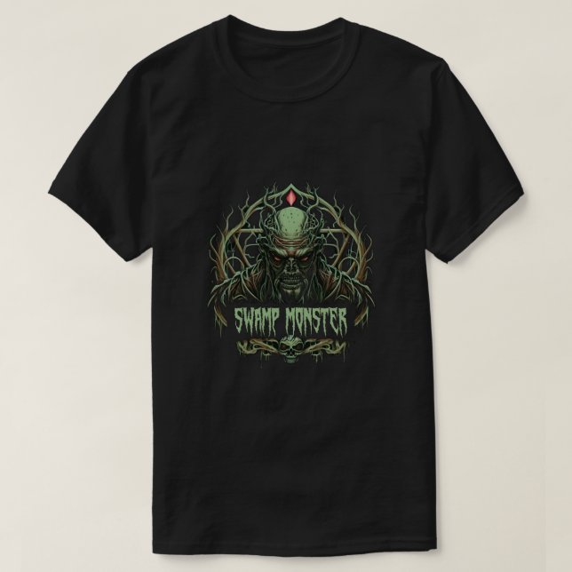 Camiseta Monstruo de pantano (Diseño del anverso)