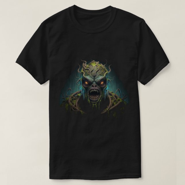 Camiseta Monstruo de pantano (Diseño del anverso)
