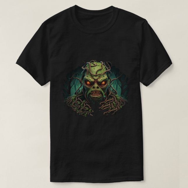 Camiseta Monstruo de pantano (Diseño del anverso)