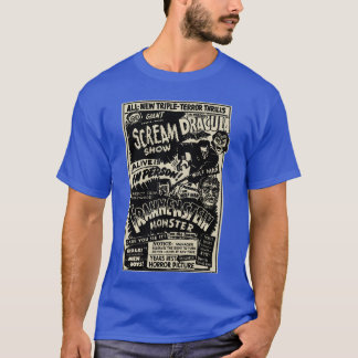 Camiseta Monstruo de película de terror Momia Drácula Hombr