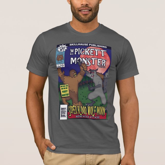 Camiseta MONSTRUO de PICKETT - cómic #3 (Anverso)