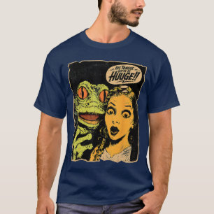 Camiseta Monstruo de rana espeluznante, arte de terror de c