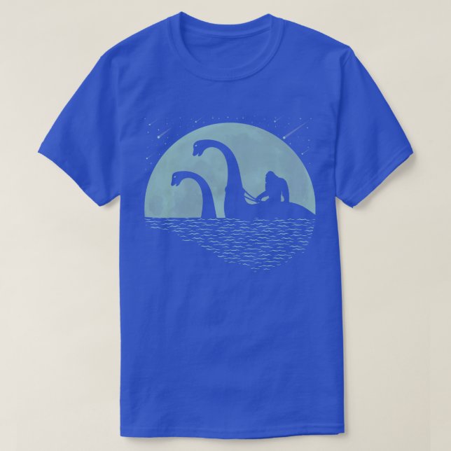 Camiseta Monstruo de Riding Loch Ness (Diseño del anverso)
