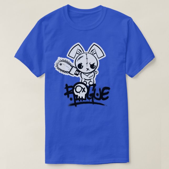 Camiseta Monstruo de Rogue Voo Bunny Cute (Diseño del anverso)