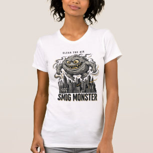 Camiseta Monstruo de Smog Grabado Vintage Adverten