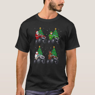 Camiseta Monstruo de snowman de reno de Santa Elf Ch