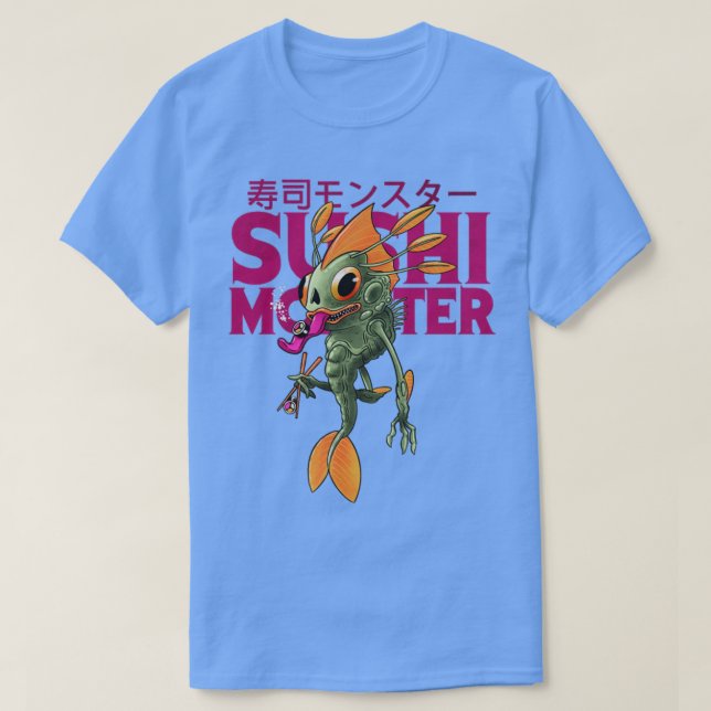Camiseta Monstruo de sushi (Diseño del anverso)