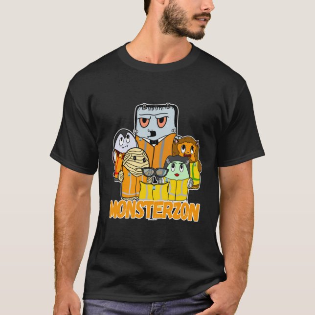 Camiseta Monstruo de Swagazon Mami Frankenstein Drácula Mon (Anverso)