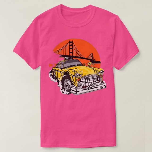 Camiseta Monstruo de taxi 2 (Diseño del anverso)