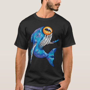 Camiseta monstruo de tiburón lovecraftiano