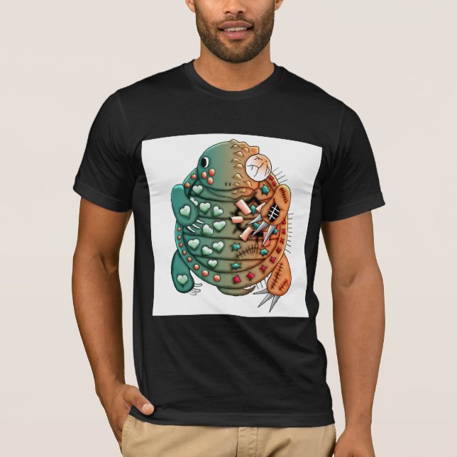Camiseta Monstruo de tortuga (Anverso)