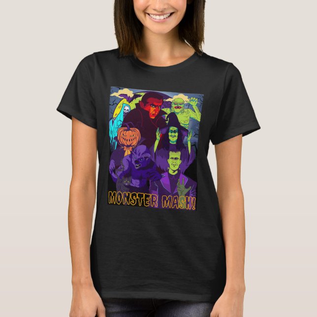 Camiseta Monstruo de Twear Tee Mash Halloween disfraz diver (Anverso)