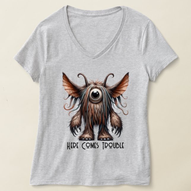 Camiseta Monstruo de un solo ojo (puede personalizar) (Distribución )
