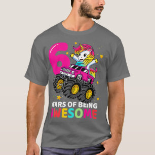 Camiseta Monstruo de Unicornio de 6 años de edad