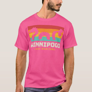 Camiseta Monstruo del lago Winnipogo Monstruo marino Lago M