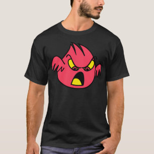 Camiseta Monstruo del mal rojo súper enojado con alas 2