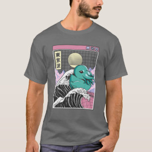 Camiseta Monstruo del Mar Duque de Goma Kanagawa Wave Kawai