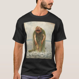 Camiseta Monstruo Del Mar Por Theodor Kittelsen