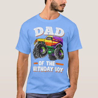 Camiseta Monstruo Del Padre Del Niño De Cumpleaños