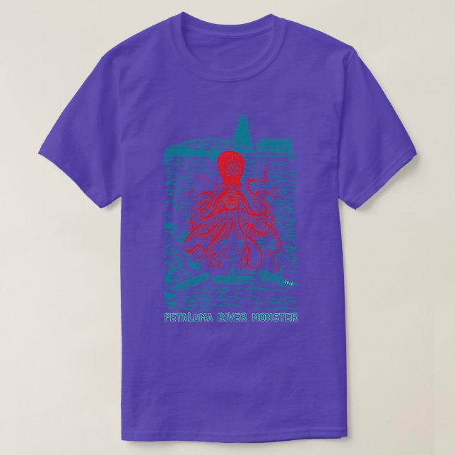 Camiseta Monstruo del río Petaluma (Diseño del anverso)