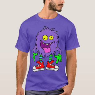 Camiseta monstruo divertido de la marioneta,